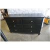 Image 1 : BLACK ASHLEY FURNITURE 6 DRAWER DRESSER WITH MIRROR