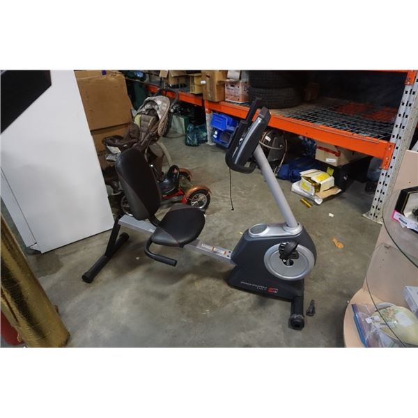 PRO FORM 110 R RECUMBENT BIKE