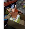 Image 3 : BOX AND TRAY OF GLASSES, CREMAFACILE BIESSE CAPPUCINO WHIPPED CREAM DEVICE AND ARCOROC GLASSES AND B