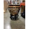 Image 1 : LARGE EASTERN PLANTER WITH STAND