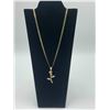 Image 1 : 10k Gold Rose Necklace