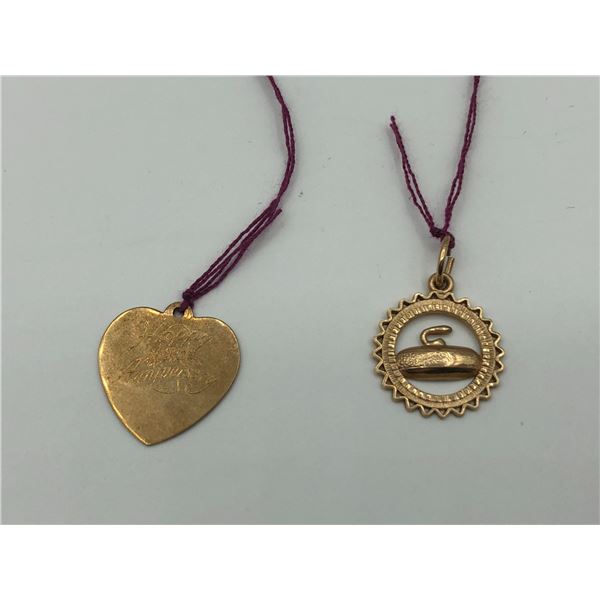 10k Gold Necklace Pendants