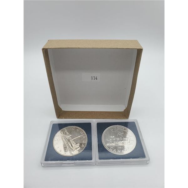 2 Silver Coins