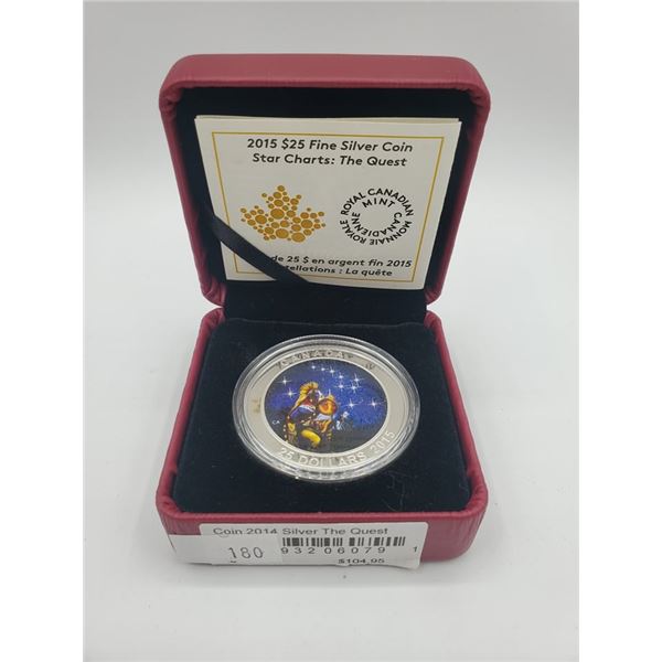 2014 $25 Silver Coin