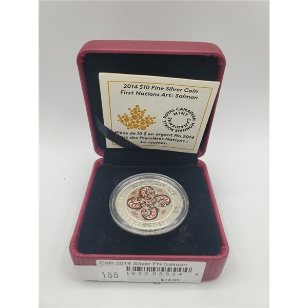 2014 $10 Silver Coin