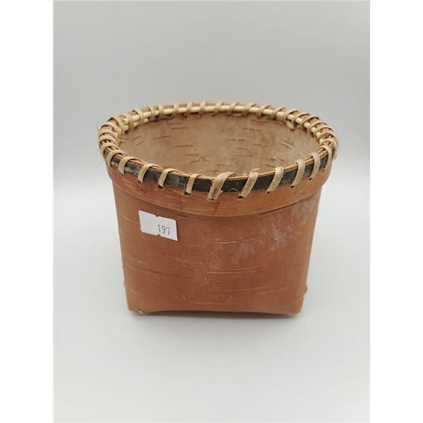Medium Sized Birchbark Berry Basket
