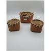 Image 1 : Aboriginal Birchbark Berry Baskets