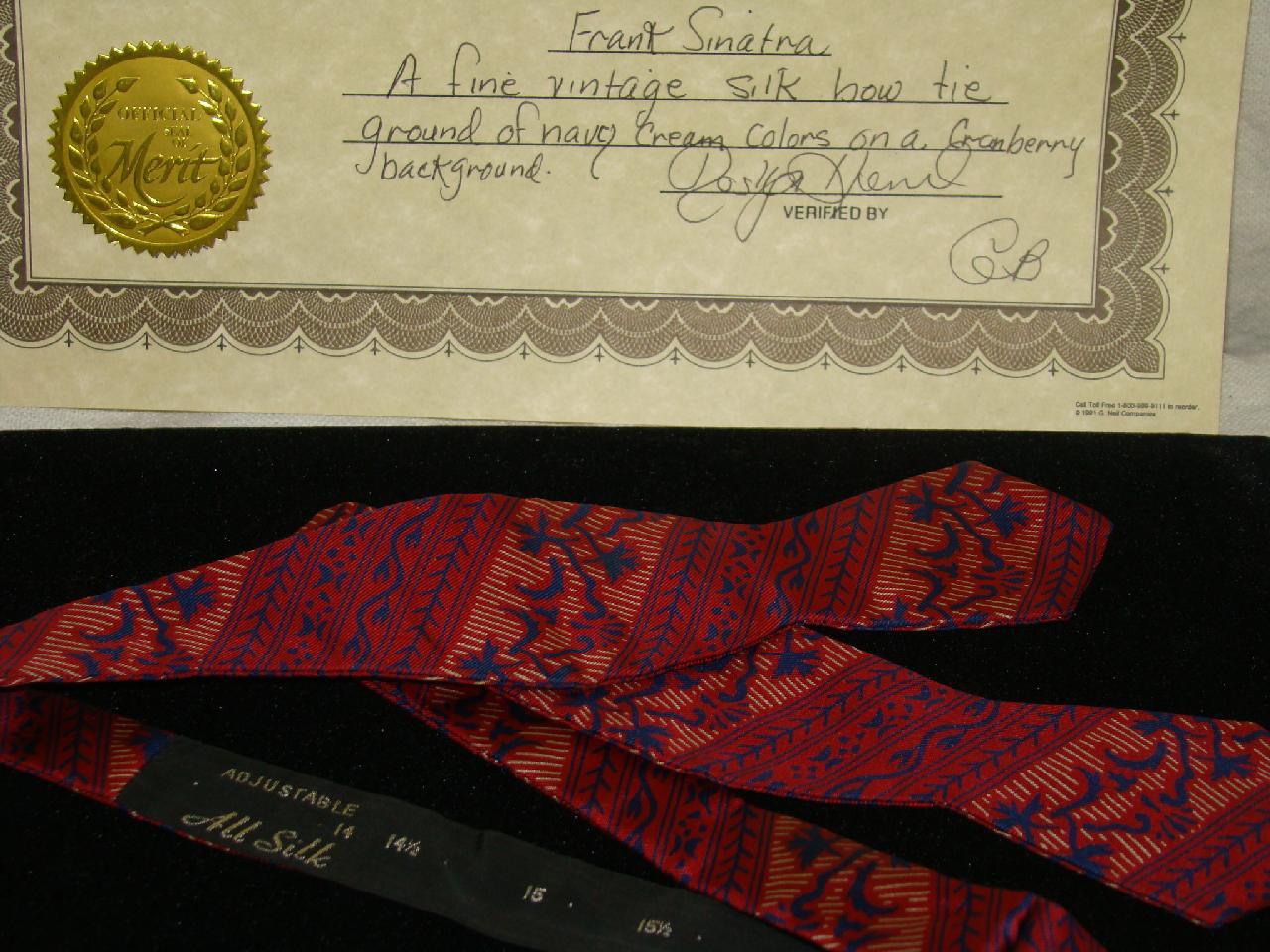 sinatra bow tie