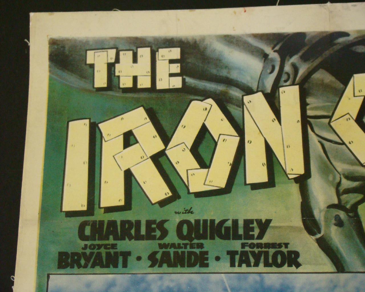 The Iron Claw Serial 1 Sheet Poster