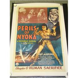 Perils of Nyoka Serial 1 Sheet Poster