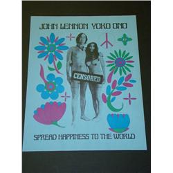 John Lennon & Yoko Nude Poster 1970