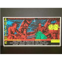2001 Suicide Cooler Shutdown Concert Poster