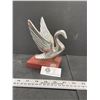 Image 1 : Swan Hood Ornament - Has Hole Near Base