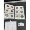 Image 3 : Lot of 23 Foreign Coins in 60 Pocket Booklet