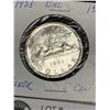 Image 2 : 1953 Silver Canadian Dollar Coin Uncirculated