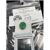 Image 1 : Big Natural Emerald 8.498ct 13.94 x 11.45 x 7.03mm Oval Cut Translucent  Brazil COO Minor Oiling