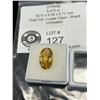 Image 1 : Citrine 5.475ct 16.11 x 9.96 x 6.72mm Oval Cut  Loupe Clean Brazil Untreated