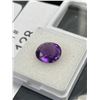 Image 2 : Dark Amethyst 5.165ct 11.87 x 11.23 6.69mm Oval Cut VVS Eye Clean Uruguay Untreated