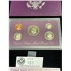 Image 1 : 1989 5 Coin Proof Set Cupro Nickel Original US Mint Packaging