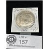 Image 1 : 1880 US Morgan .900 Silver One Dollar Coin - Proof Like Condition