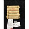 Image 1 : 5 Rolls of 50 x 1 Cent Coins 1957 XF, 1960 UNC, 1961 UNC, 1965 BU, 1962 UNC