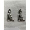 Image 2 : Lot of 4 Sterling Cat Charms/Pendants