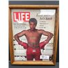 Image 1 : Framed Life Magazine with M. Ali on Cover 15 x 12'