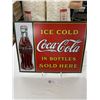 Image 1 : 16 x 12" Coca Cola Tin Sign