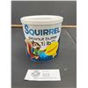 Image 1 : Squirrel Peanut Butter One and a Half Pound Tin Circa 1973