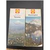 Image 2 : Lot of 4 Shell Maps West Coast Circa 1960s