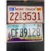 Image 2 : Lot of American License Plates - Nebraska and Washington