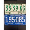 Image 2 : Lot of 10 Random BC License Plates