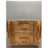 Image 2 : Rare! Early! Hard to Find!! Cross & Co. Ginger Ale Wooden Crate