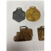 Image 2 : Lot of 5 Heavy Duty Machinery Fobs Including Lima Shovels, Galion Motor Graders, Galion Ohio, Etc.