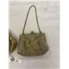 Image 3 : Lot of 2 Beautifully Beaded Vintage Ladies Clutch Handbags