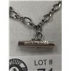 Image 2 : AirFlex Vintage Sterling Silver Link Bracelet with Diploma Charm, Both Tested Sterling