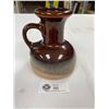 Image 1 : Stamped and Numbered Chocolate Brown West German Vase 6" Tall