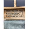 Image 2 : Vintage Antique Wooden and Glass Washboard "The Fraser Mountain" Manufactured by Western Broom and W