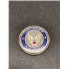 Image 2 : US Army Air Corps Silver American B17 Bomber Medallion