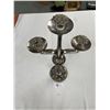 Image 2 : Very Nice Vintage Silver Plate Candelabra. Heavy