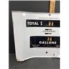 Image 2 : Vintage Porcelain Bennett Gas Pump Face 16 x 12" Tall