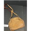 Image 2 : Antique Leather Bag with Added Shoulder Straps