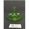 Image 2 : Vintage Uranium Glass Tidbit Tray