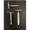 Image 2 : Lot of Vintage Razors and Shaving Accessories