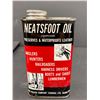 Image 2 : Vintage Neets Foot Oil Compound 8 Ounce Tin Nice Graphics From Canada