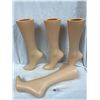 Image 1 : Lot of 4 15" Tall Mannequin Feet with Magnetic Bases