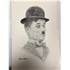 Image 2 : Lot of 6 Pencil Sketches 17 x 11" Buster Keaton, WC Fields, Etc.