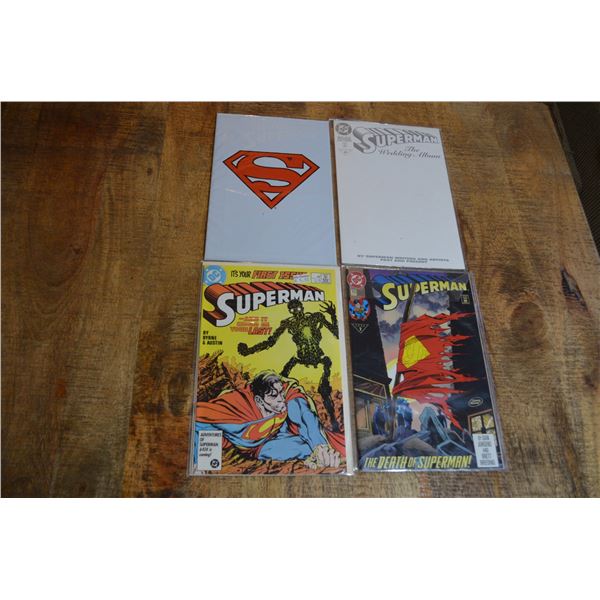 Superman Comics x 4