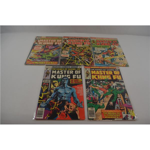 Master of Kung Fu Comics x 5