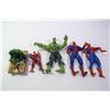 Hulk and Spiderman Figures